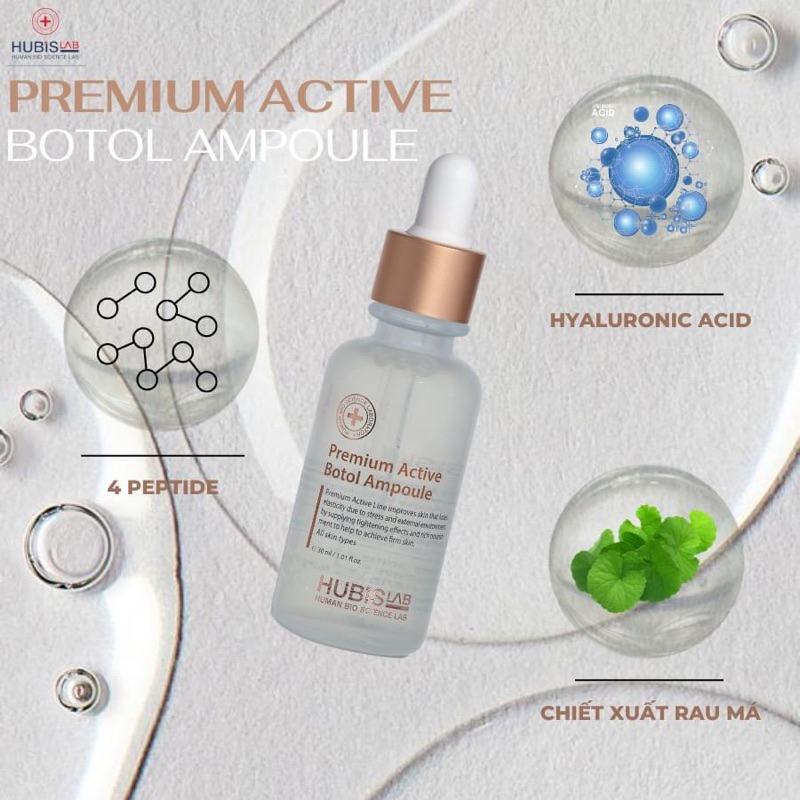 HUBISLAB PREMIUM ACTIVE BOTOL AMPOULE SERUMAS, 30 ML - Image 2